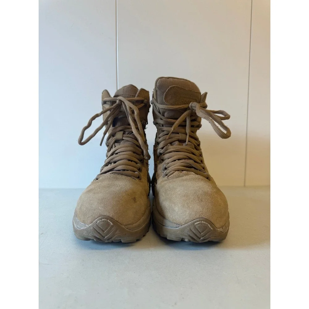 Reebok Work RB8850 Dauntless Tactical Side Zip Boots Coyote Tan Mens 4 Womens 6